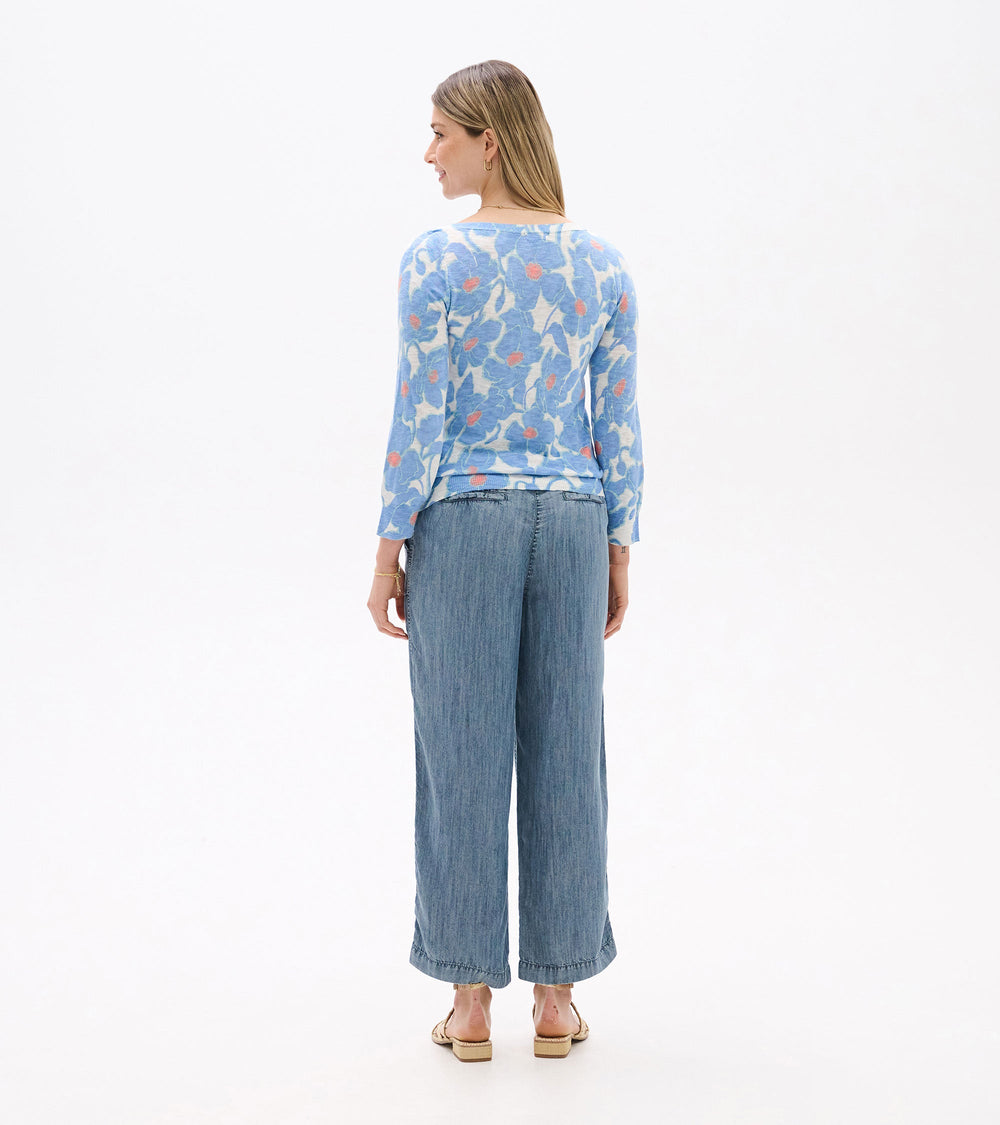 3/4 Sleeve Knit Breton - Textured Poppies | Hatley Onsale Women
