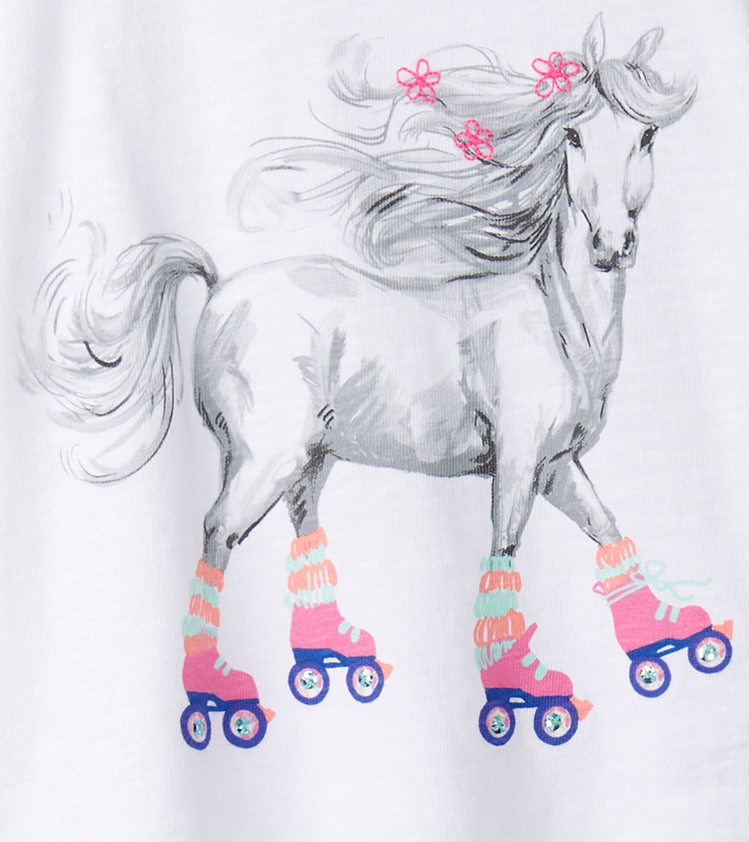 Girls Roller Skates Graphic Tee | Hatley Onsale Girls