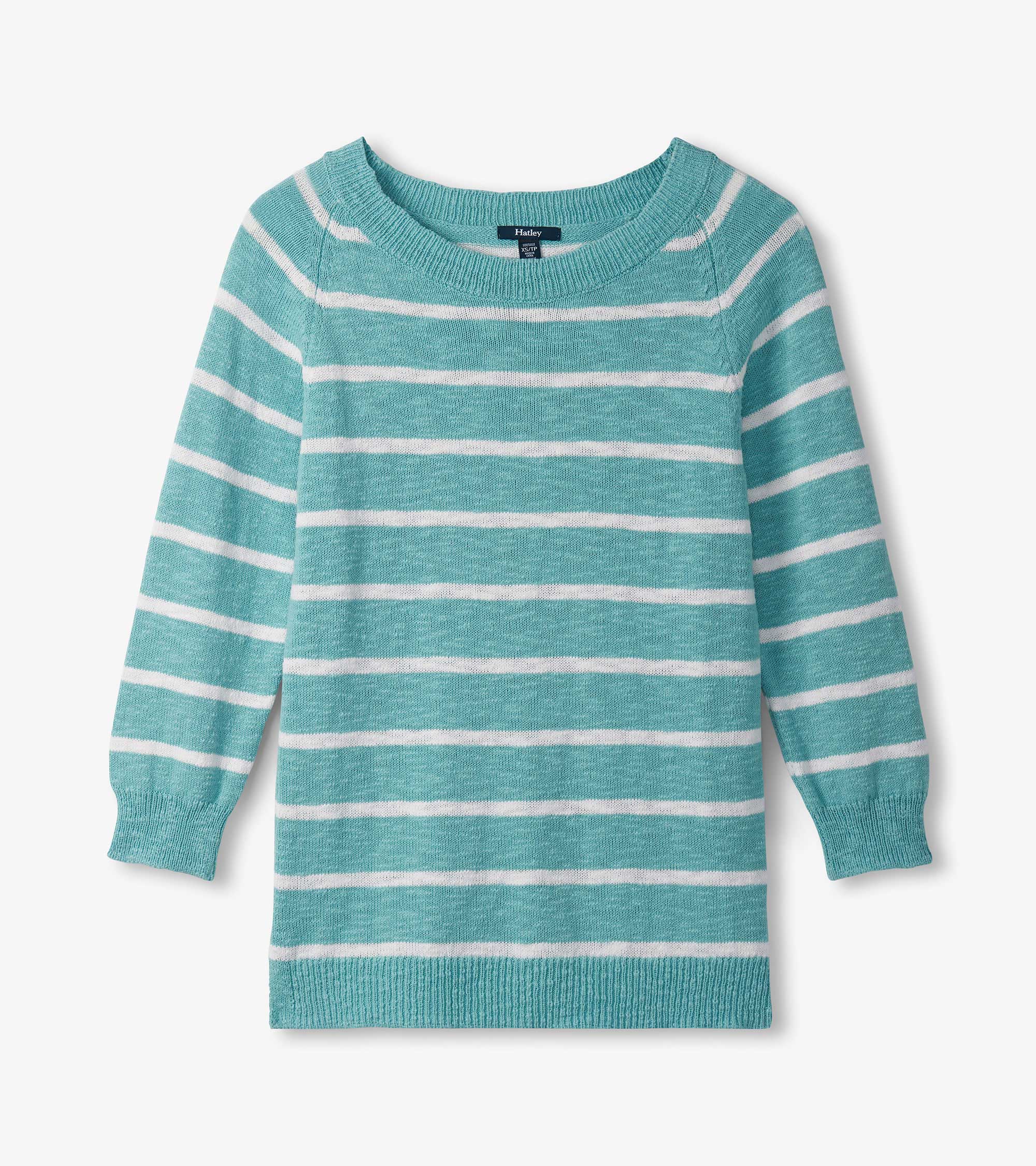 Mariner Sweater - Aruba Blue Stripes | Hatley For Women