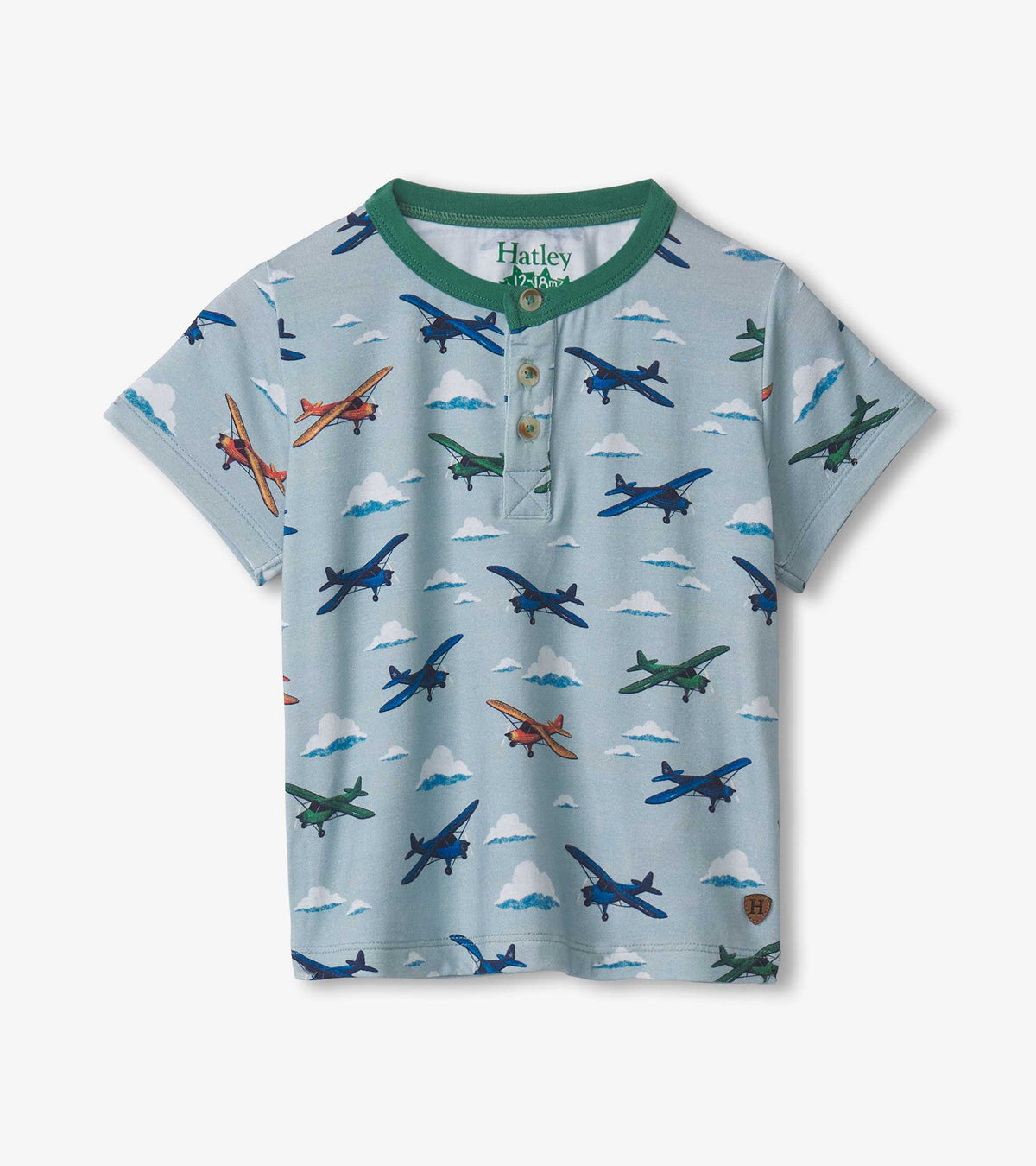 Baby & Toddler Boys Airplanes Henley | Hatley Sale Baby & Toddler