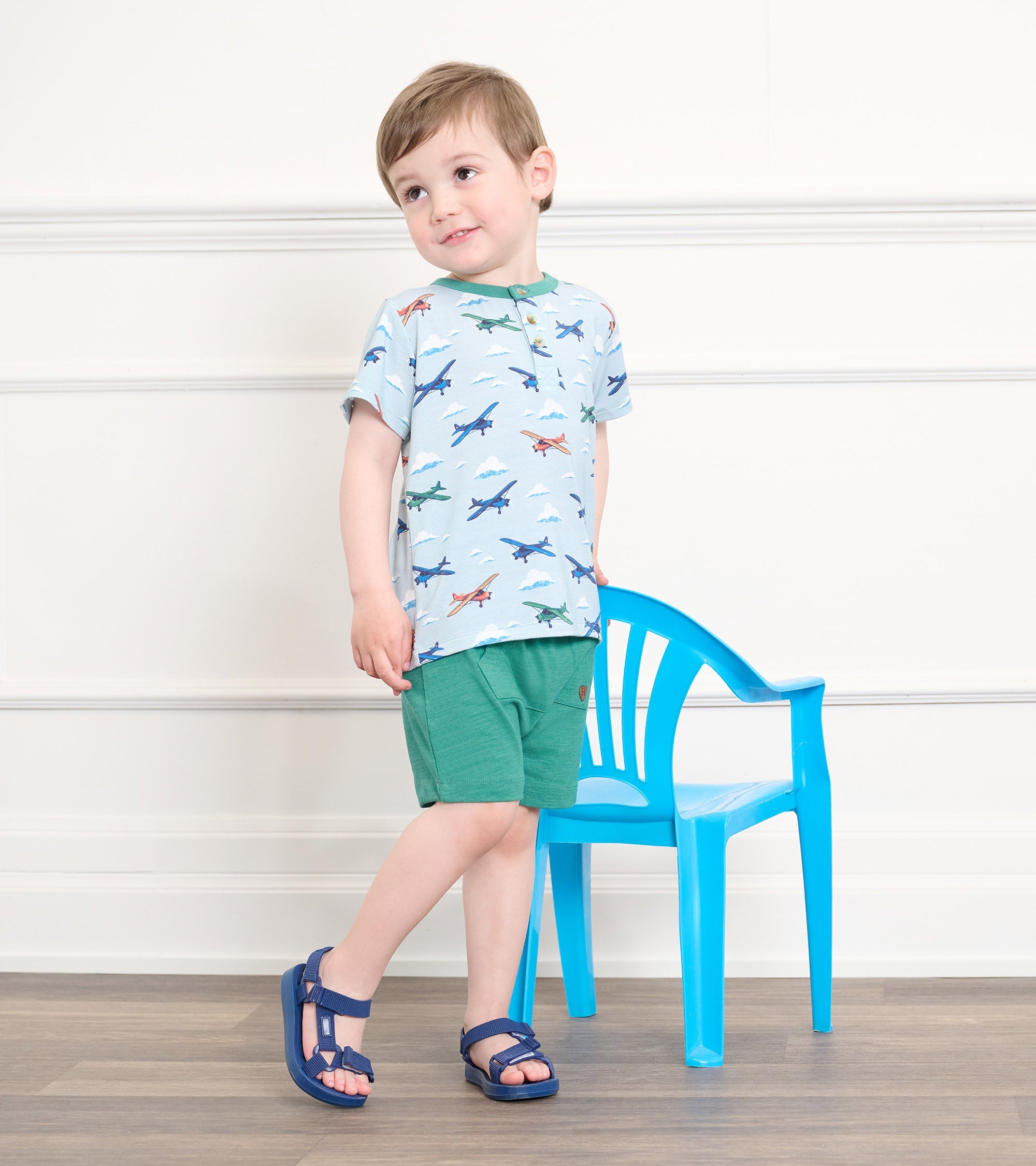 Baby & Toddler Boys Airplanes Henley | Hatley Sale Baby & Toddler