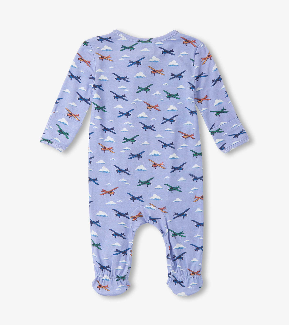 Baby Boys Airplanes Footed Sleeper | Hatley Onsale Baby & Toddler