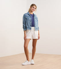 Tencel Jacket - Blue Acid Wash | Hatley Women