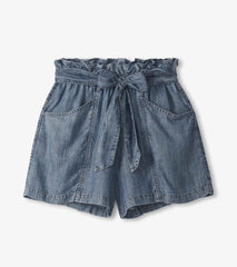 Cassie Shorts - Blue Acid Wash | Hatley