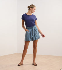 Cassie Shorts - Blue Acid Wash | Hatley
