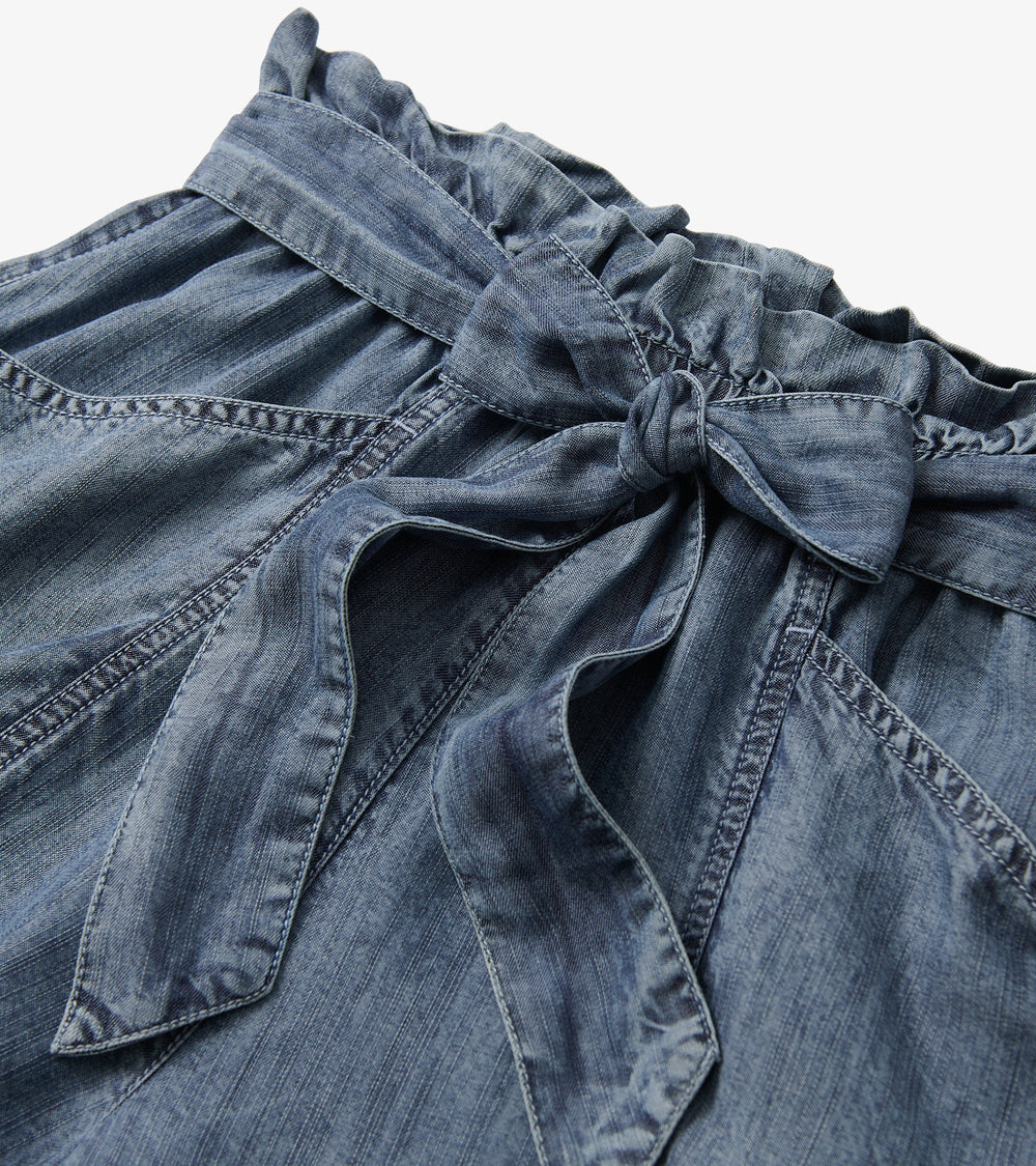 Cassie Shorts - Blue Acid Wash | Hatley