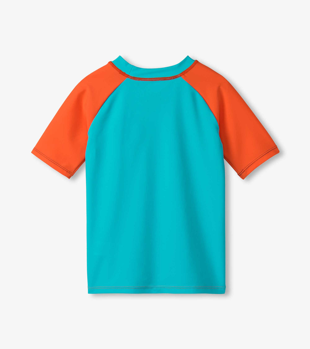 Boys Sharks Short Sleeve Rashguard | Hatley Outlet Boys