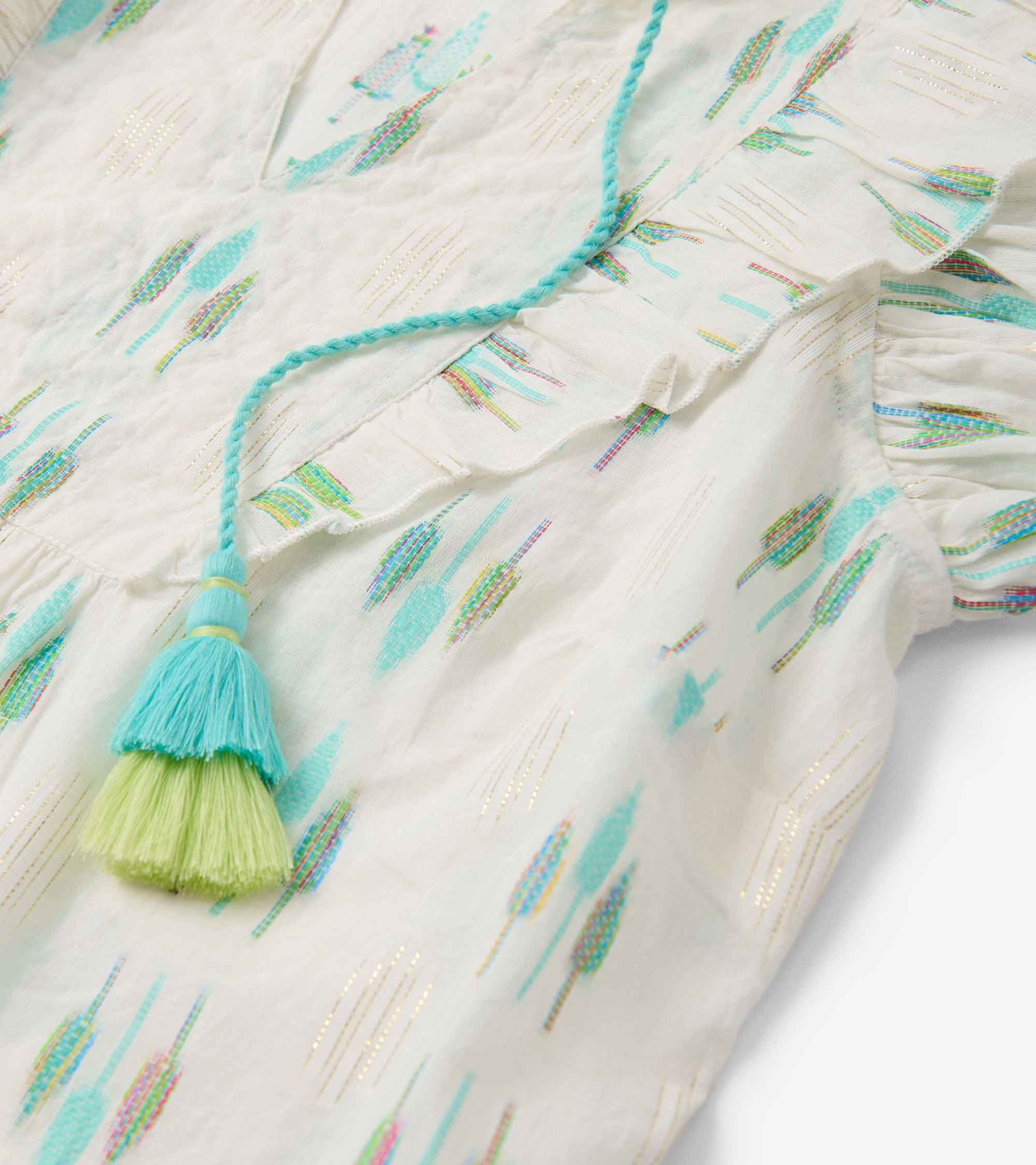 Alexa Popover - Blue Feather Ikat | Hatley For Women