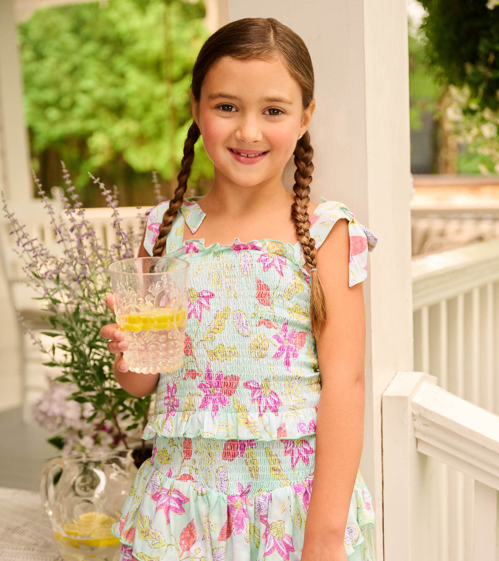 Girls Floral Smocked Angel Dress | Hatley US Girls