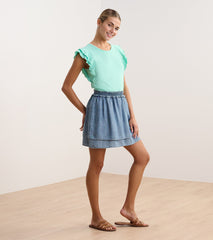 Layered Sleeve Tank - Turquoise | Hatley Sale Women