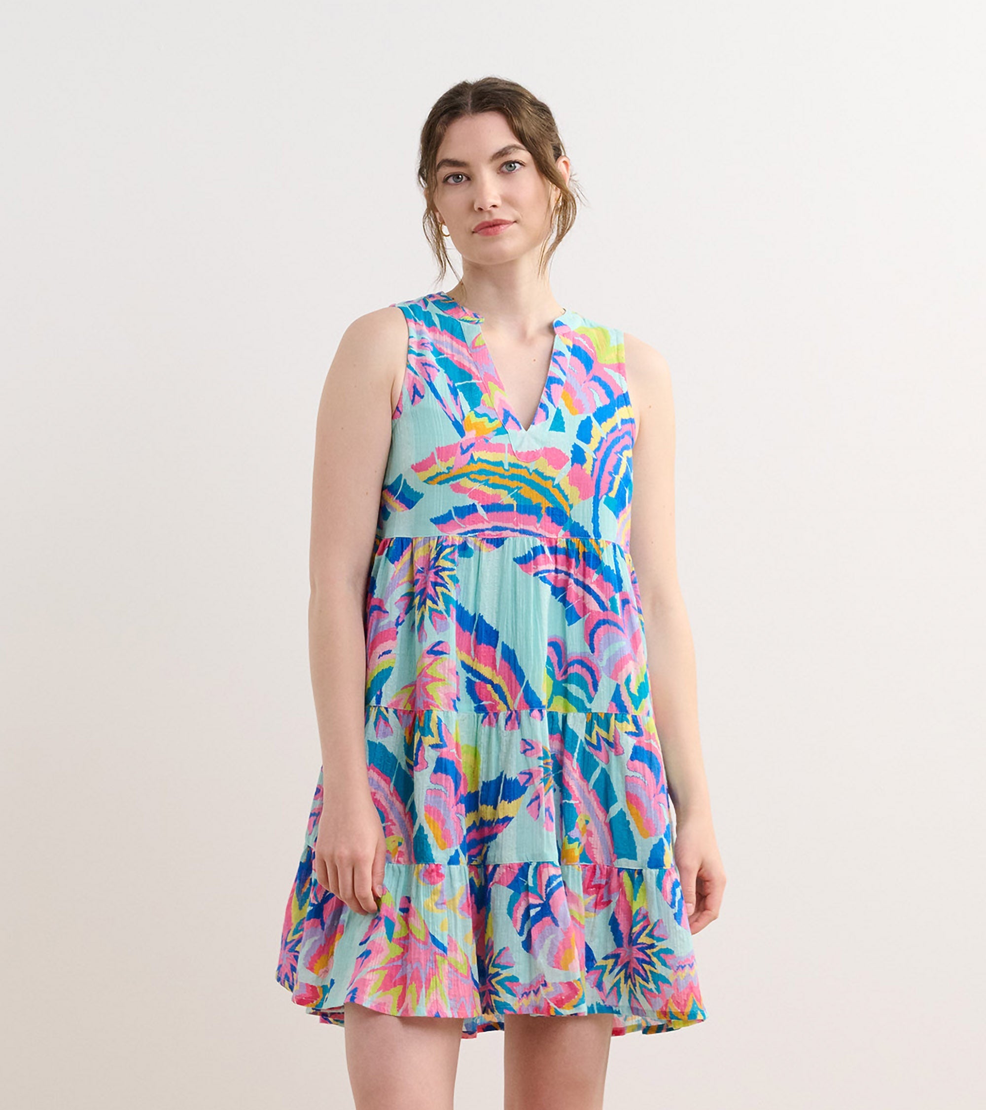 Savannah Dress - Blooming Palms | Hatley Outlet Women