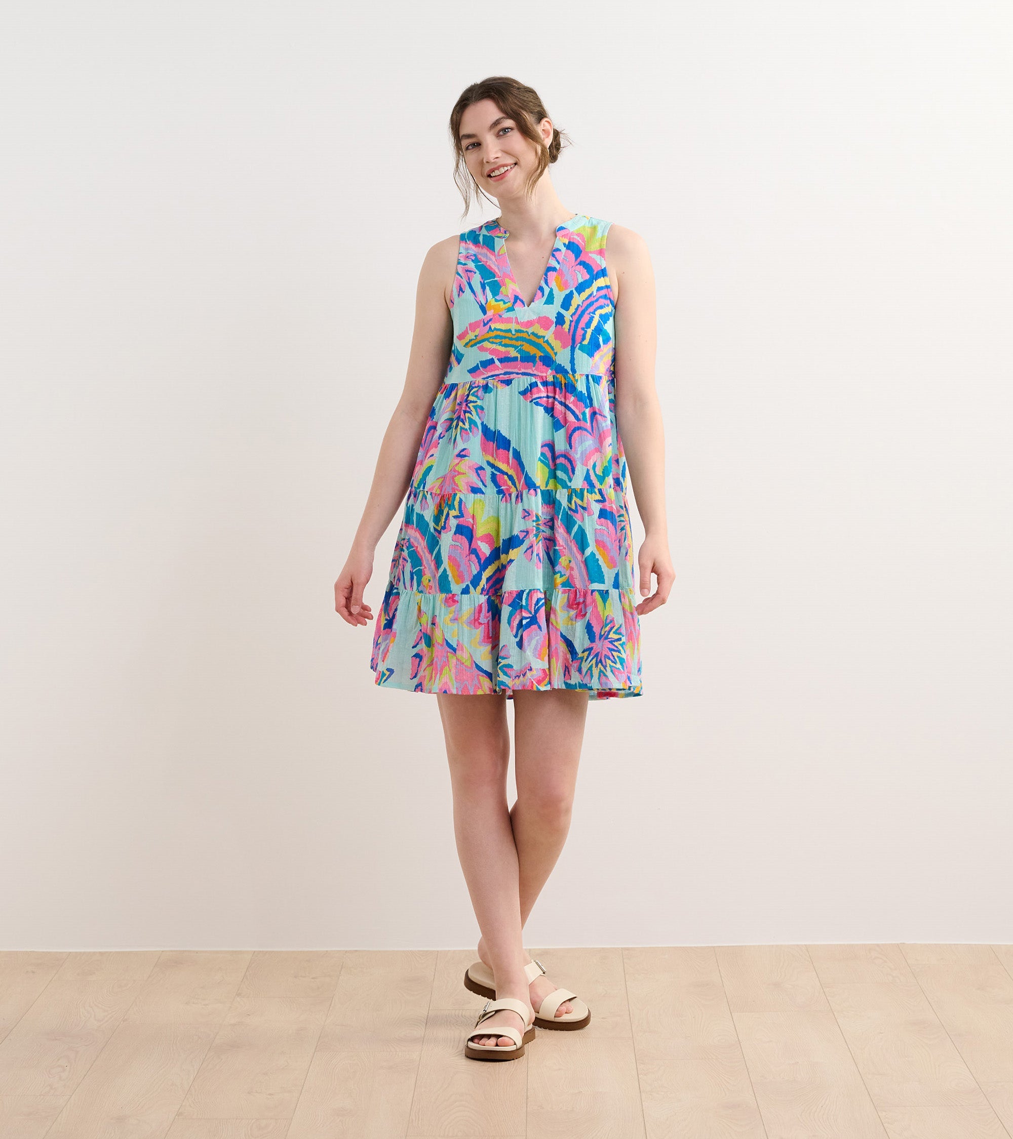 Savannah Dress - Blooming Palms | Hatley Outlet Women