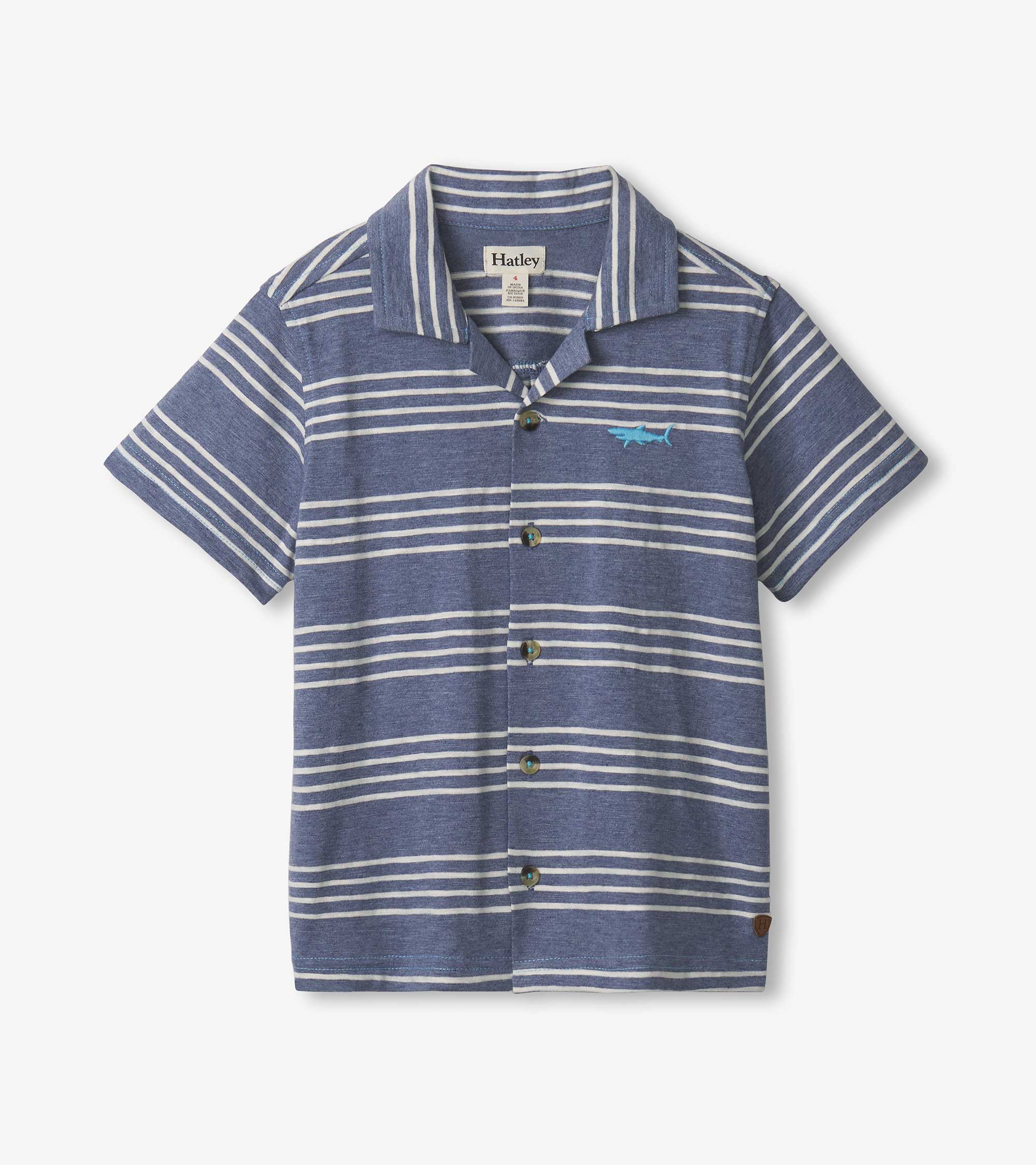 Boys Striped Nautical Jersey Button Down | Hatley Sale Boys