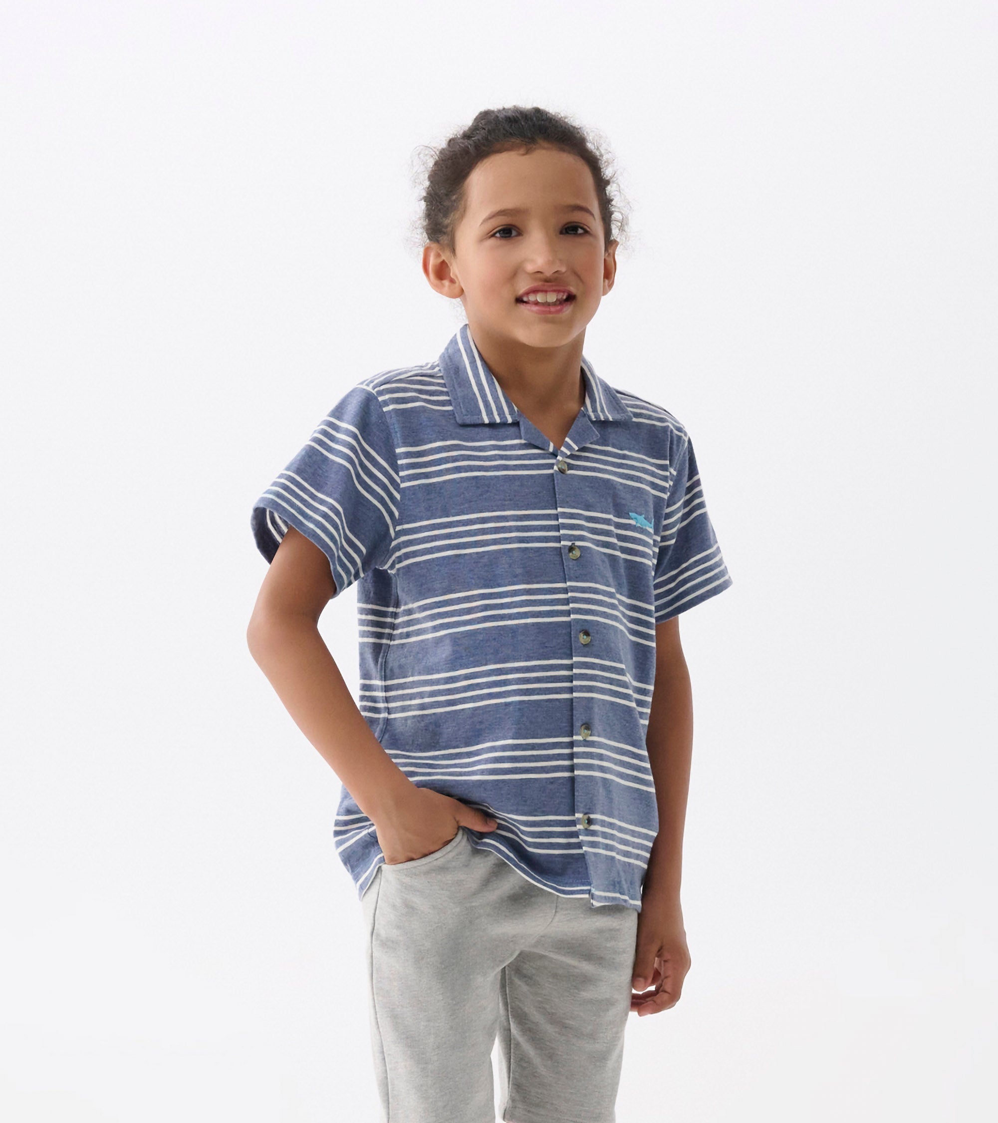 Boys Striped Nautical Jersey Button Down | Hatley Sale Boys