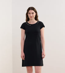 Brooke Dress - Black French Terry | Hatley Discount Women