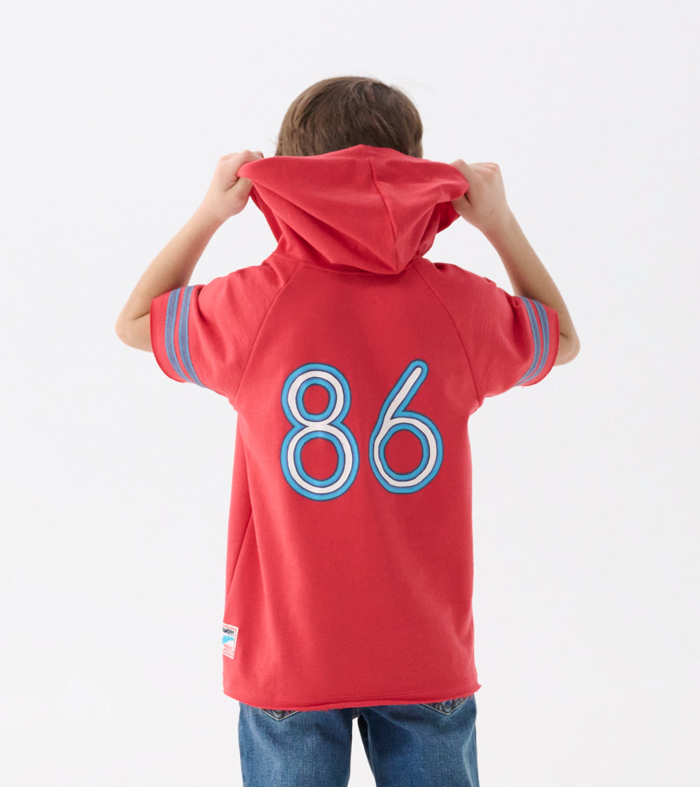 Boys Jersey Number Raglan Hoodie Tee | Hatley US Boys