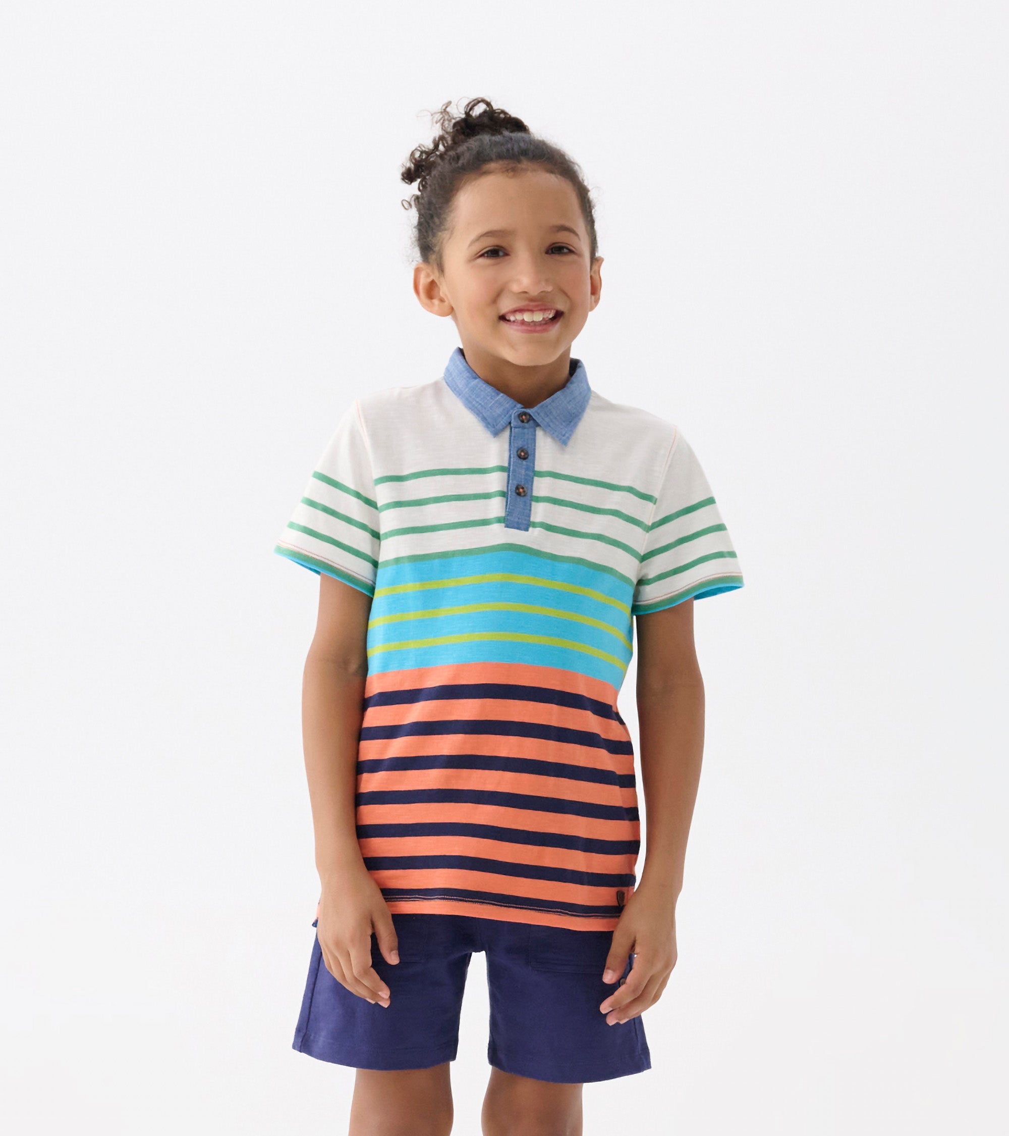 Boys Spring Stripes Polo Tee | Hatley Sale Boys