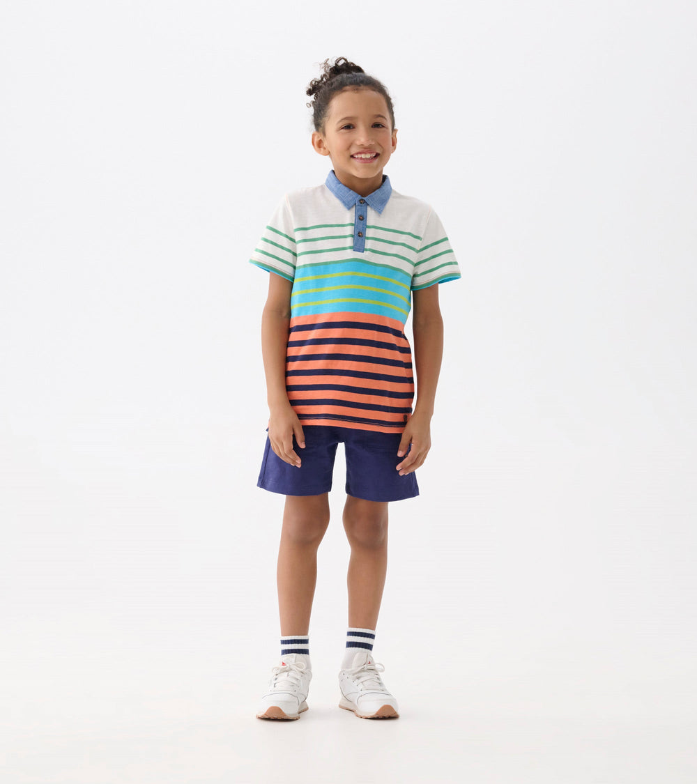 Boys Spring Stripes Polo Tee | Hatley Sale Boys