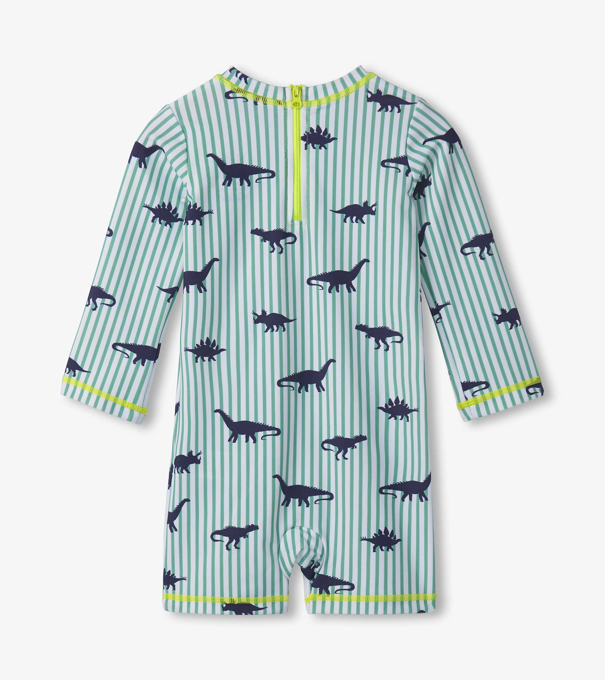 Baby Boys Dino Stripes One-Piece Rashguard | Hatley
