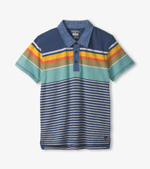 Boys Nautical Stripes Polo Tee | Hatley For Boys