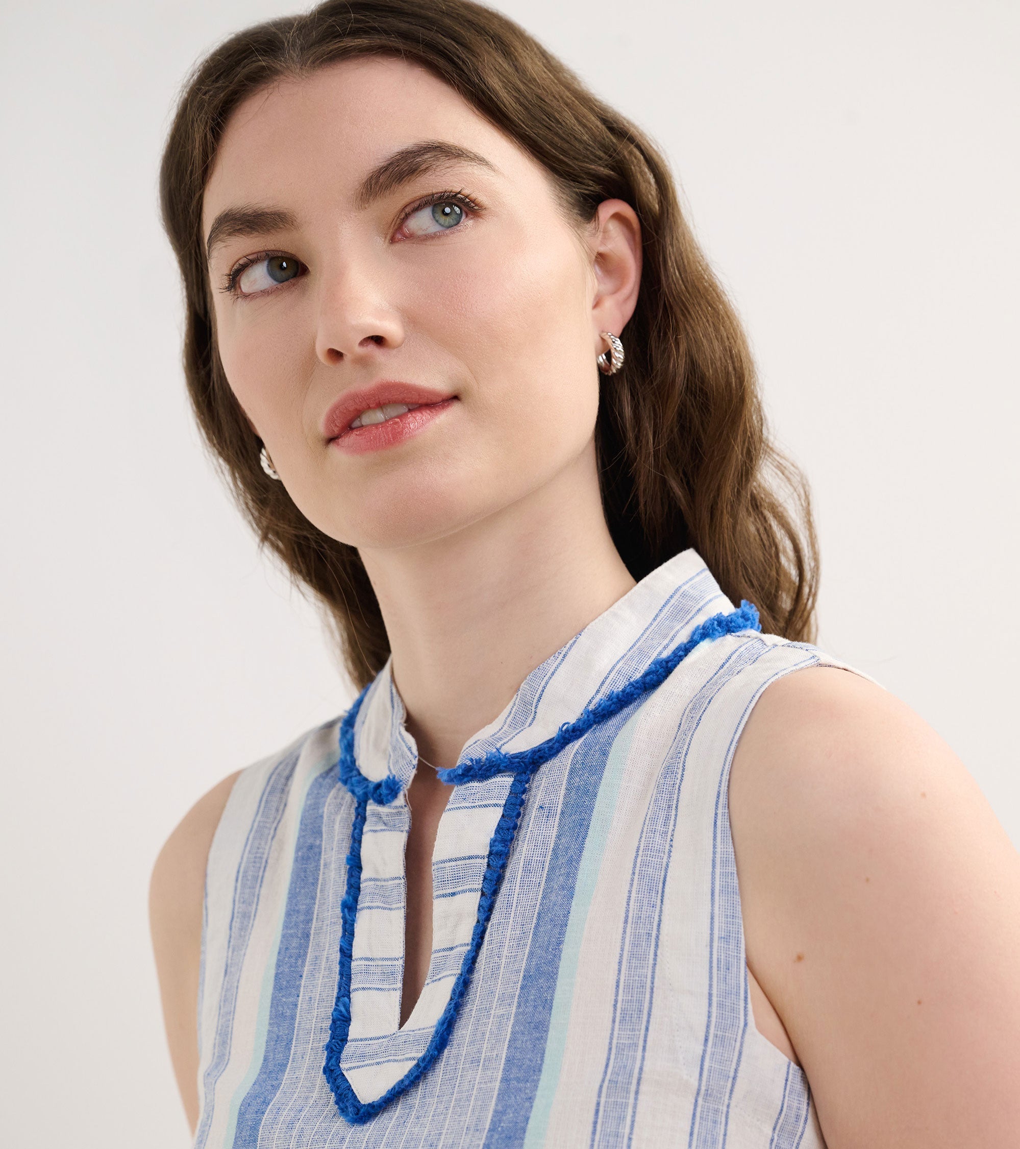 Marin Shift Dress - Blue Stripes | Hatley US Women