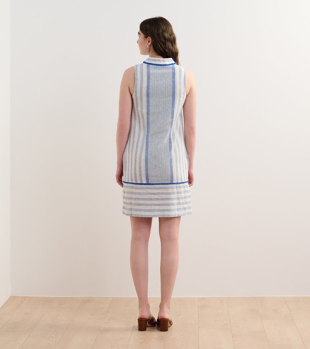 Marin Shift Dress - Blue Stripes | Hatley US Women