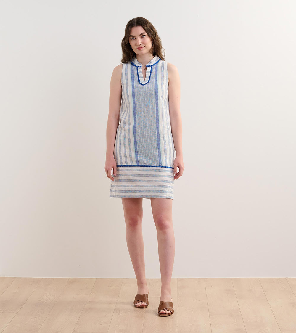Marin Shift Dress - Blue Stripes | Hatley US Women