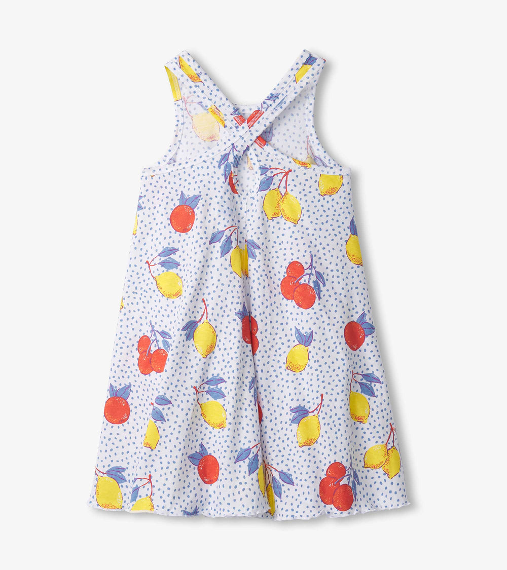 Girls Fresh Citrus Trapeze Dress | Hatley Discount Girls