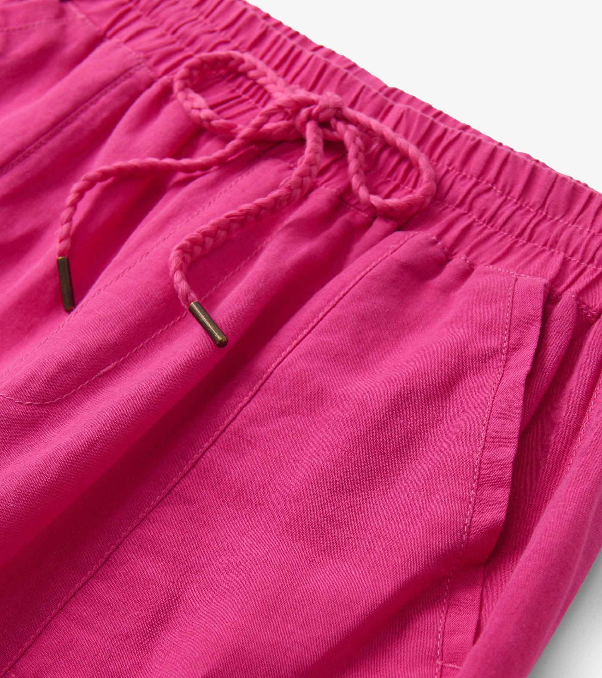 Straight Leg Linen Pants - Fuchsia | Hatley For Women