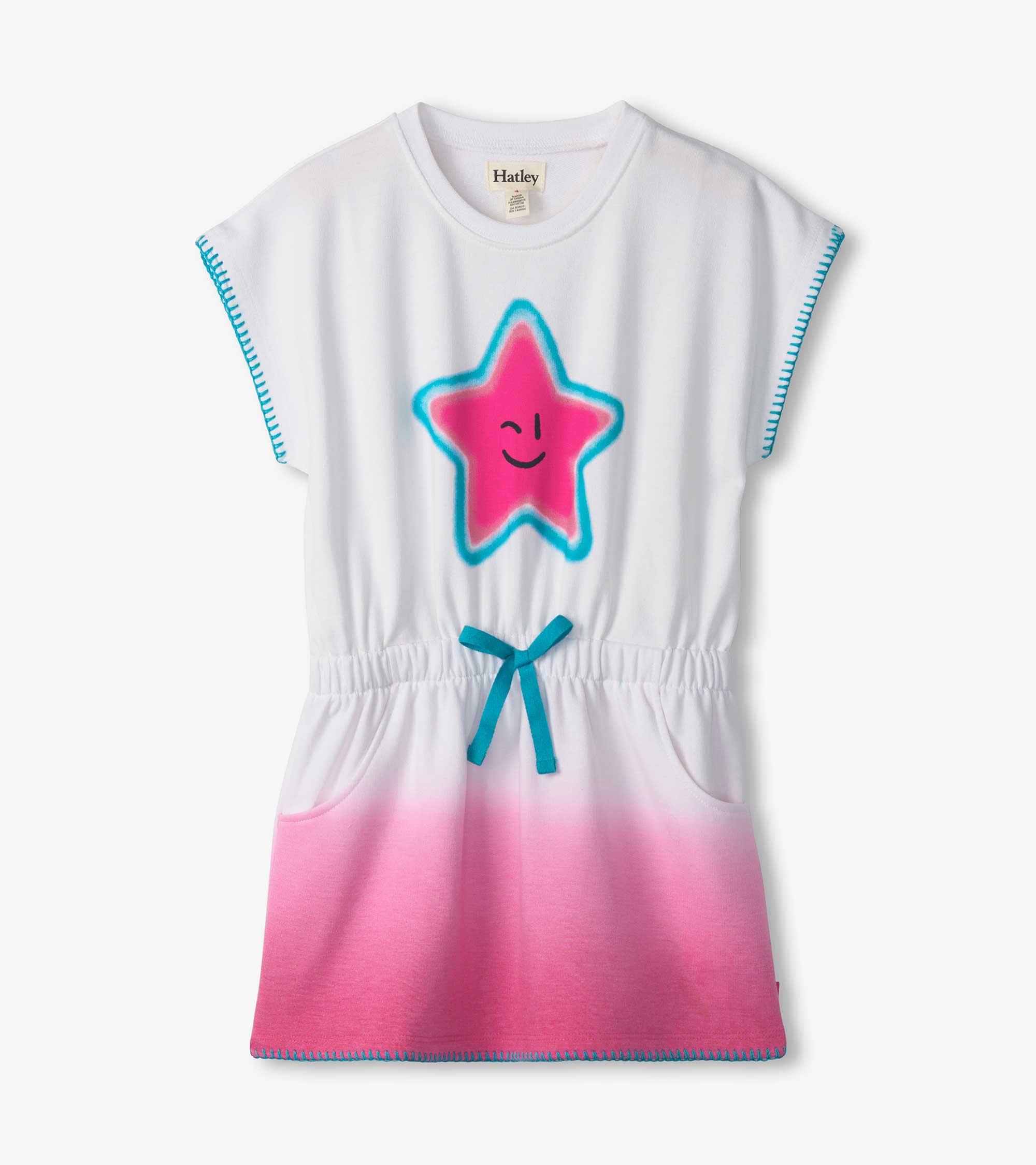 Girls Fuchsia Ombre Pull-On Dress | Hatley