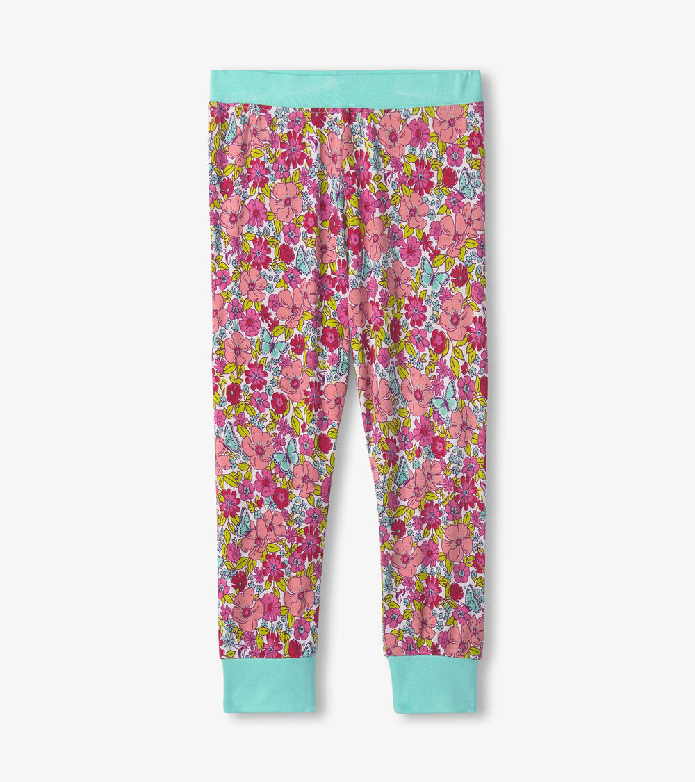 Girls Groovy Flowers Bamboo Pajama Set | Hatley US Girls