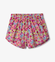 Girls Groovy Flowers Tee and Shorts Pajama Set | Hatley Sale Girls