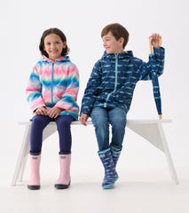 Girls Glitter Star A-Line Swing Jacket | Hatley Outlet Girls
