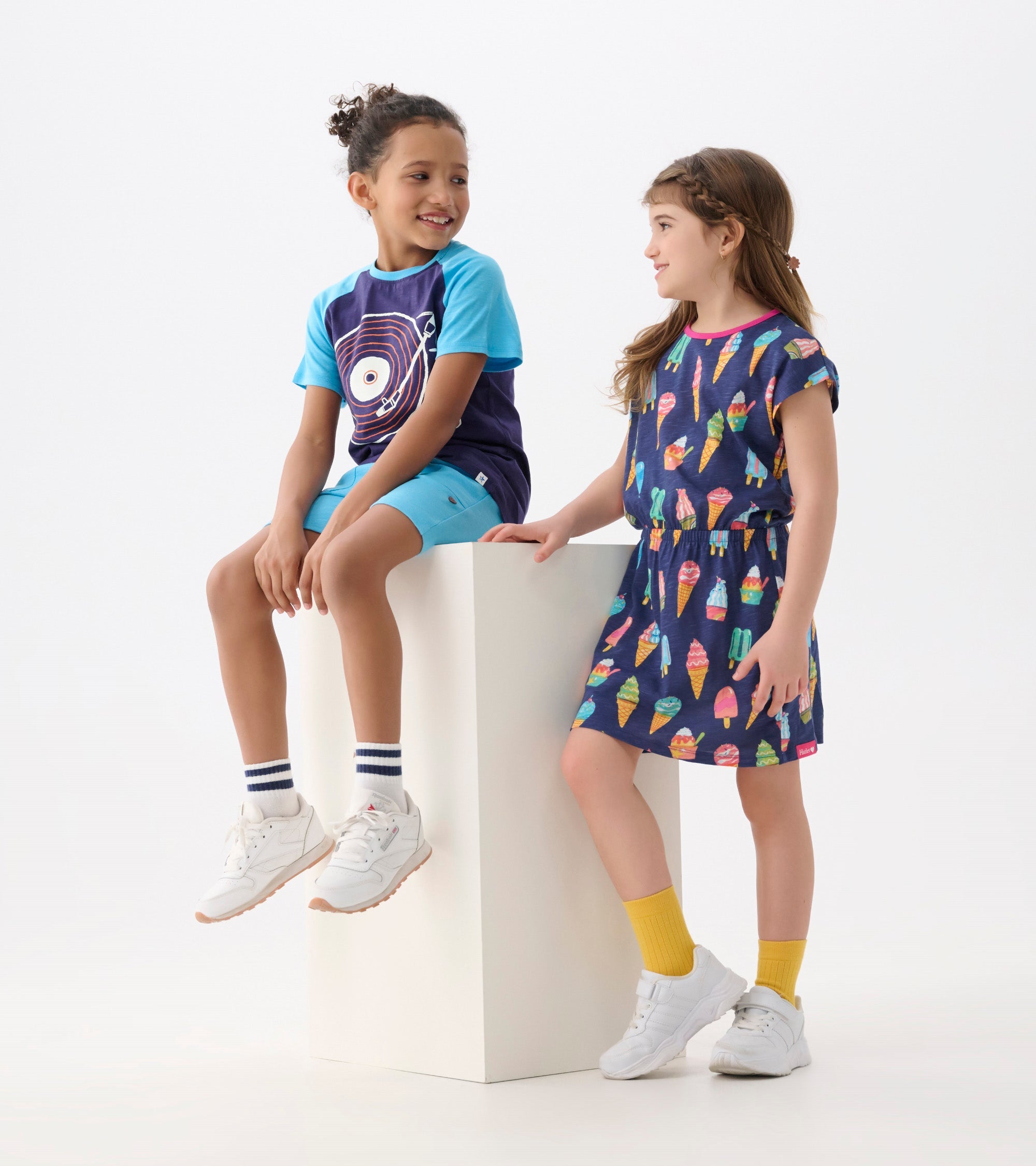 Girls Ice Cream Treats Relaxed Dress | Hatley Onsale Girls