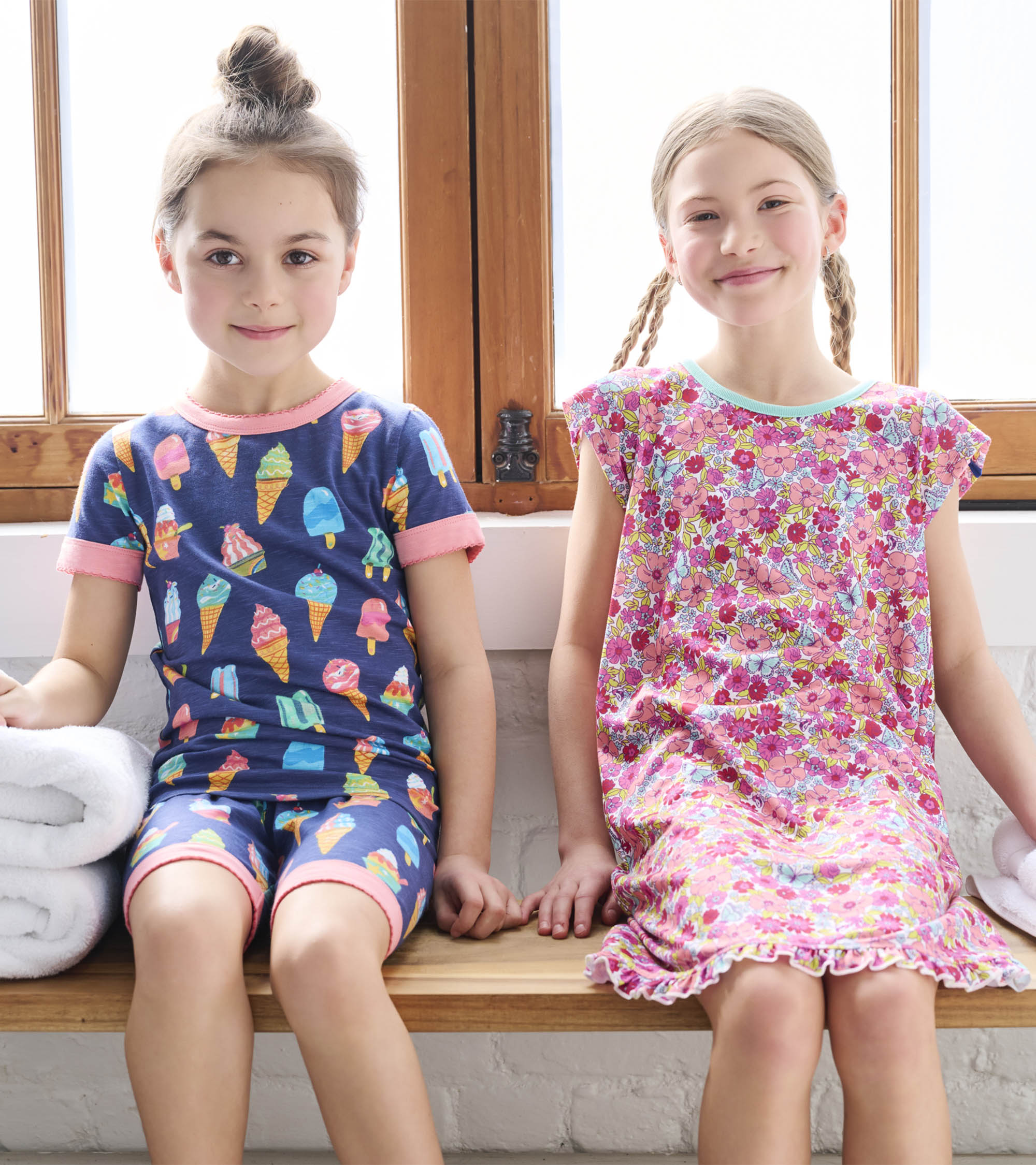 Girls Ice Cream Treats Short Pajama Set | Hatley US Girls