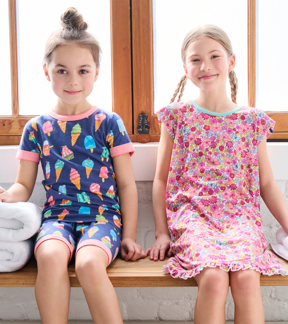 Girls Ice Cream Treats Short Pajama Set | Hatley US Girls