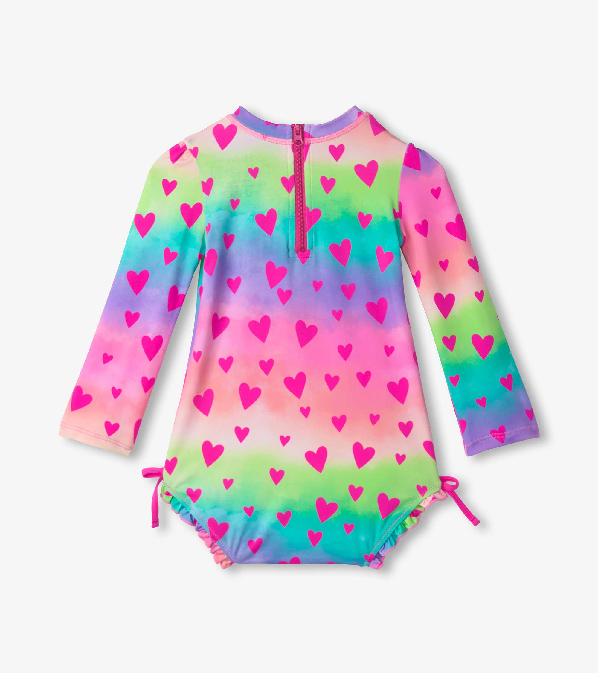 Baby Girls Kaleidoscope Hearts Rashguard Swimsuit | Hatley US Baby & Toddler