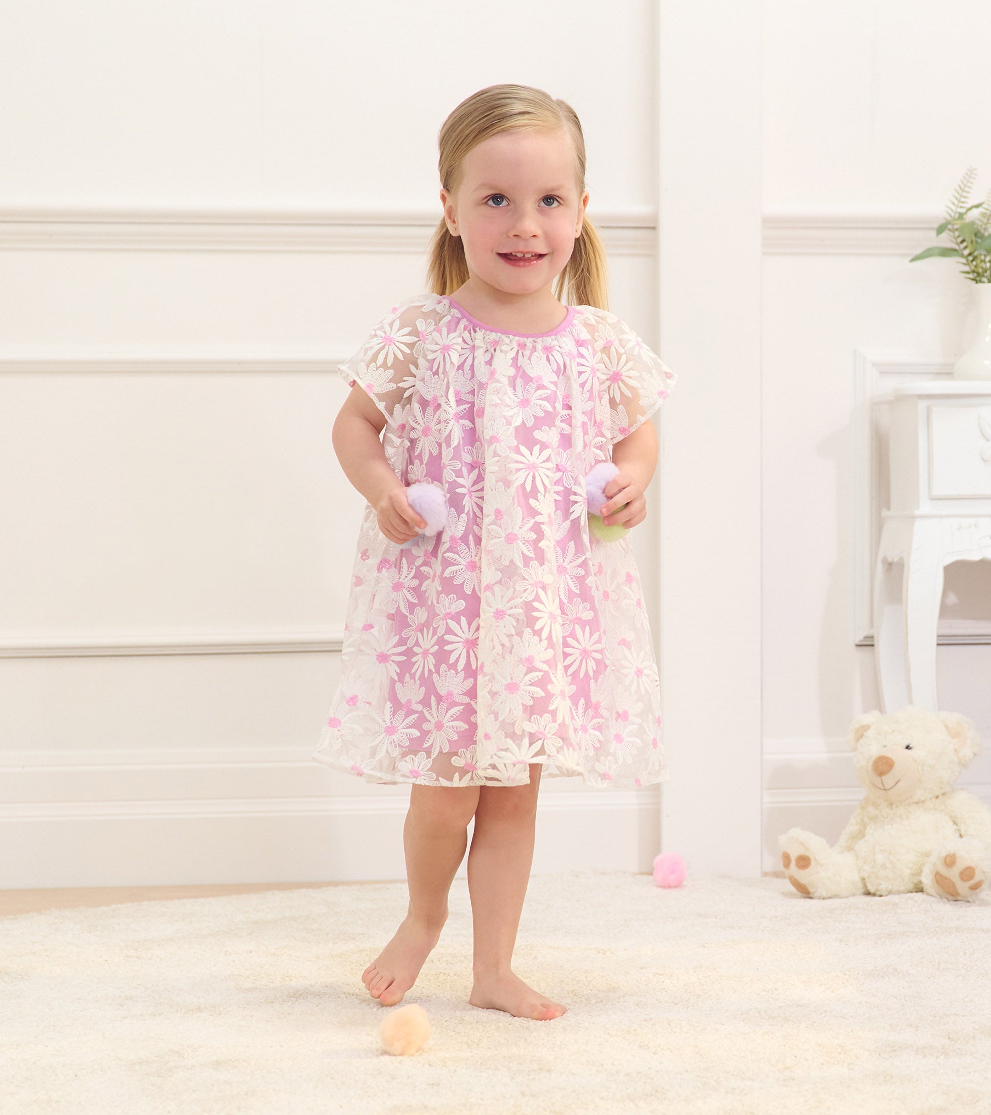 Baby & Toddler Girls Lilac Daisy Tulle Dress | Hatley US Baby & Toddler