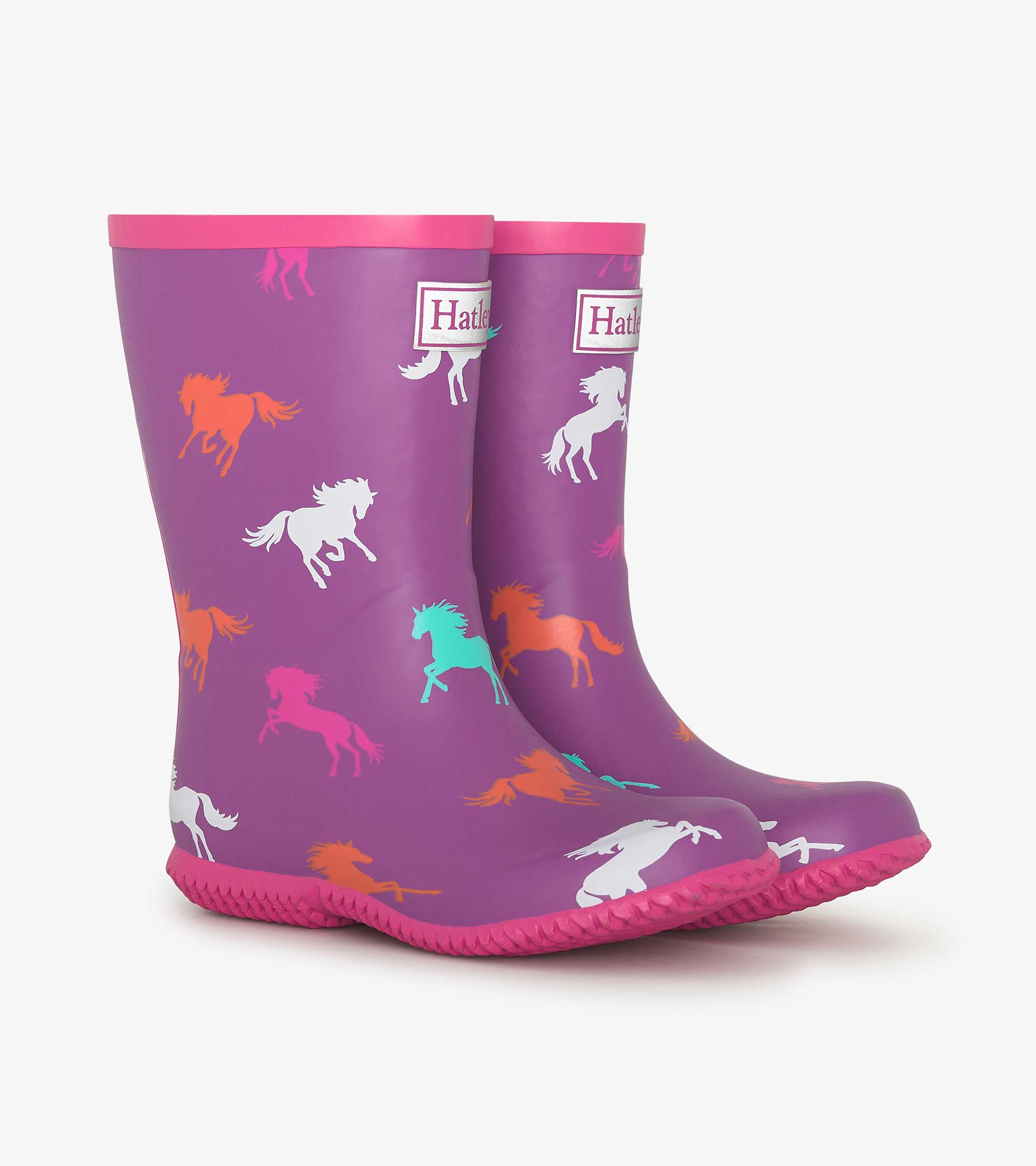 Girls Leaping Horses Packable Rain Boots | Hatley For Girls