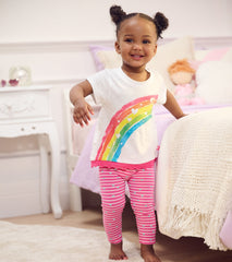 Baby & Toddler Girls Little Hearts Stretch Leggings | Hatley Outlet Baby & Toddler