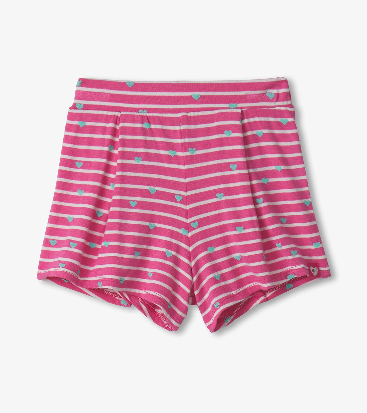 Baby & Toddler Girls Rose Hearts Patch Pocket Shorts | Hatley For Baby & Toddler