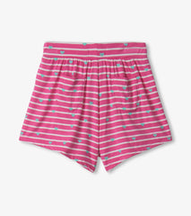 Baby & Toddler Girls Rose Hearts Patch Pocket Shorts | Hatley For Baby & Toddler