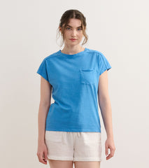 Slouchy Pocket Tee - Marina | Hatley Onsale Women