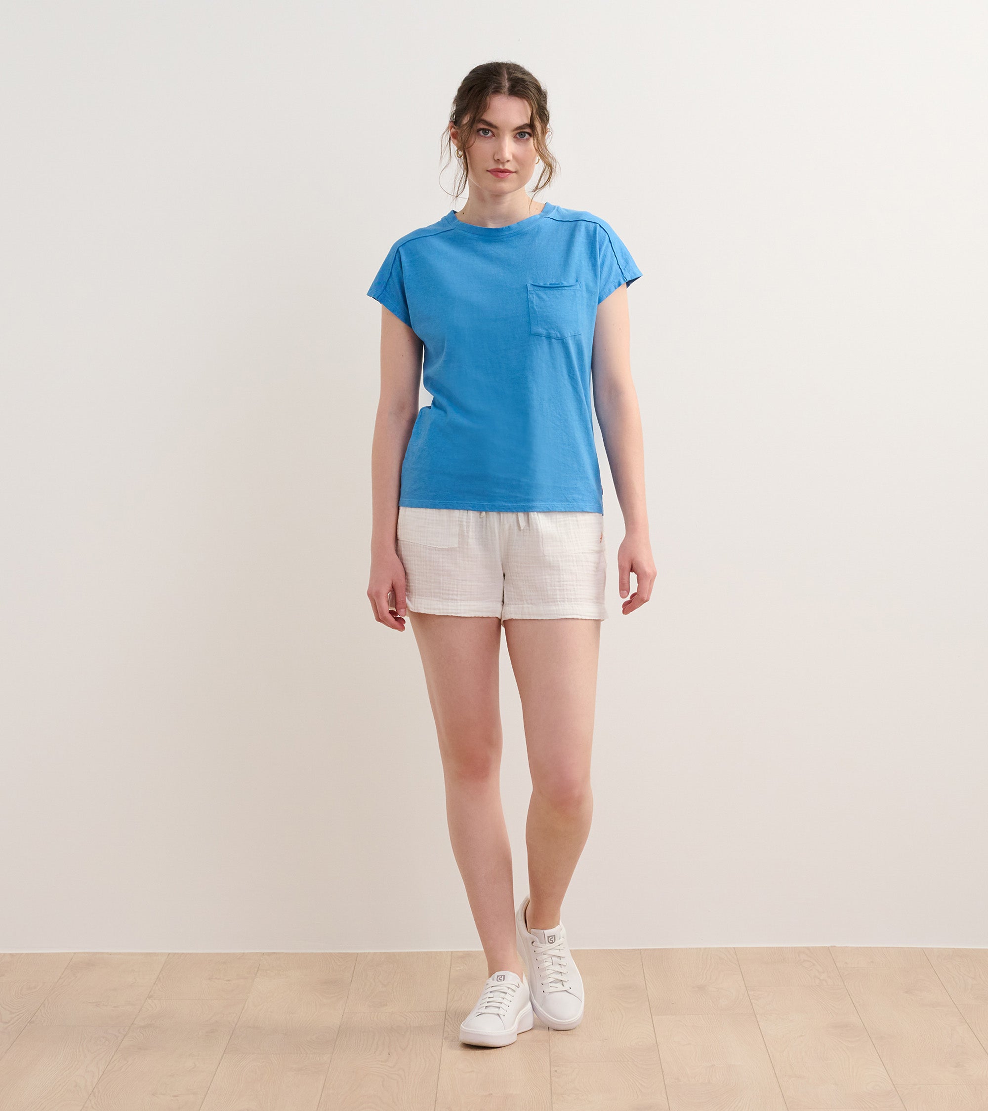 Slouchy Pocket Tee - Marina | Hatley Onsale Women