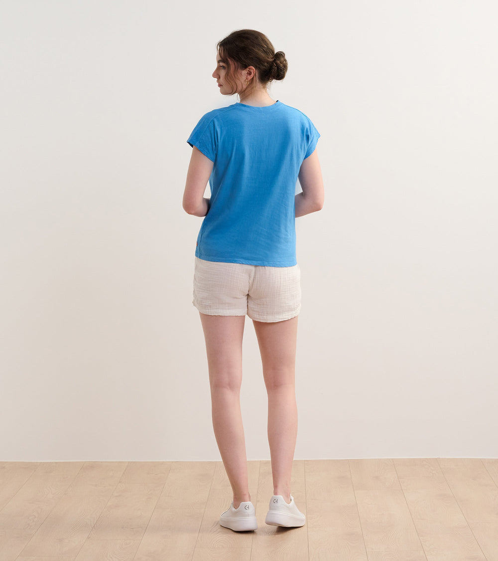Slouchy Pocket Tee - Marina | Hatley Onsale Women