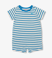 Baby & Toddler Boys Shark Stripes Bamboo Romper | Hatley For Baby & Toddler