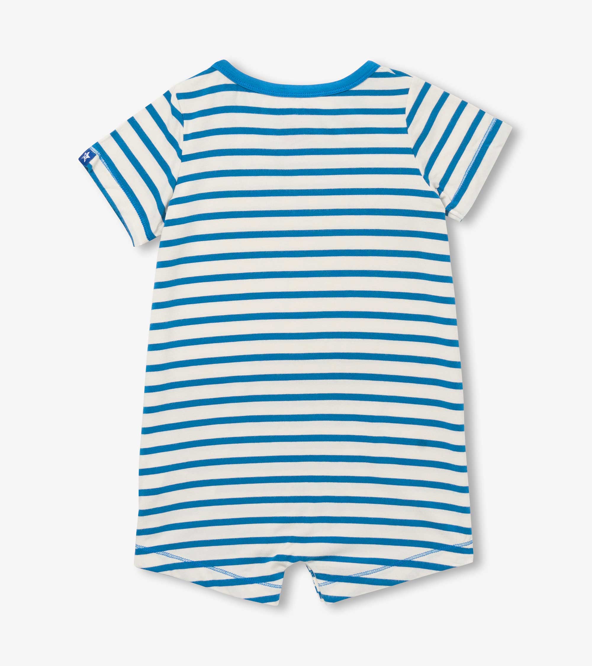 Baby & Toddler Boys Shark Stripes Bamboo Romper | Hatley For Baby & Toddler