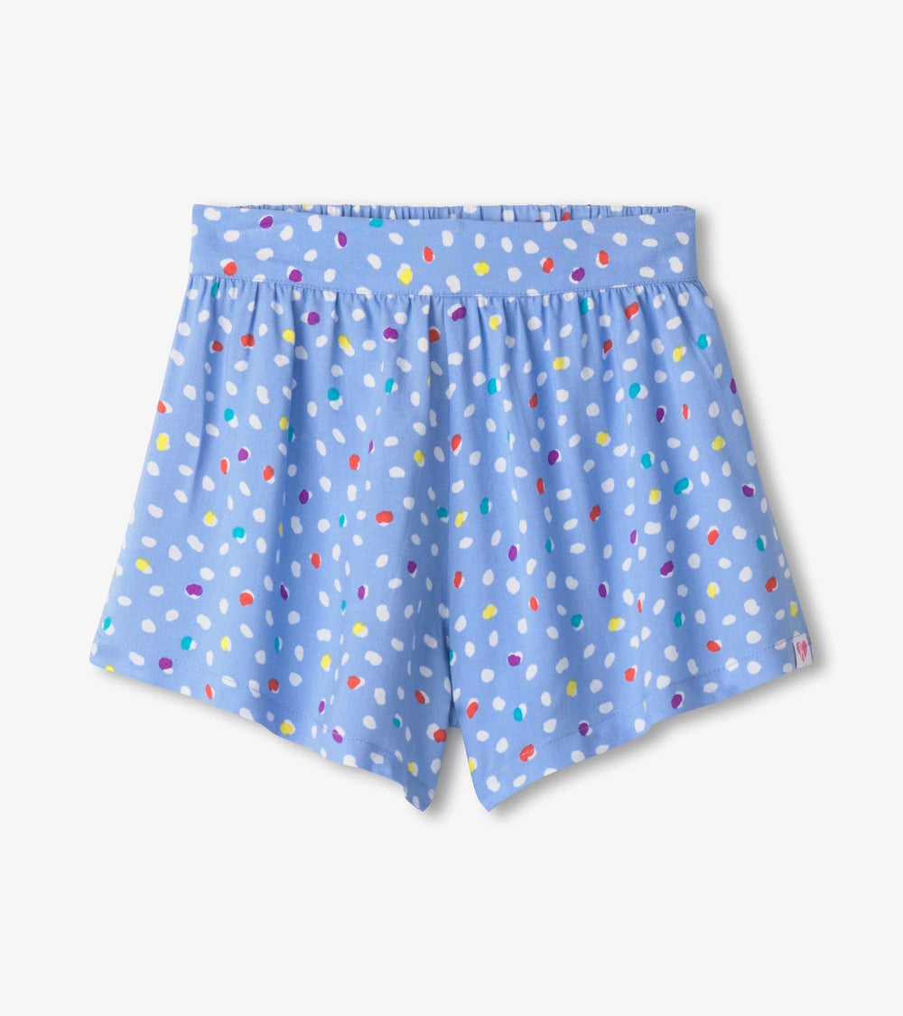 Girls Lots of Dots Woven Gathered Shorts | Hatley For Girls