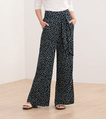 Belted Wide Leg Pants - Multi Dots | Hatley For Women