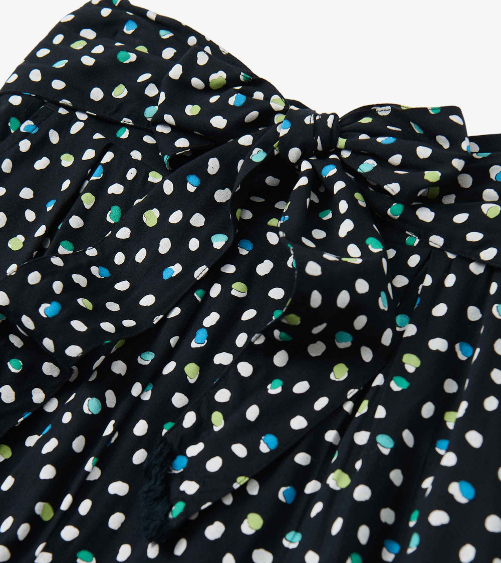 Belted Wide Leg Pants - Multi Dots | Hatley For Women